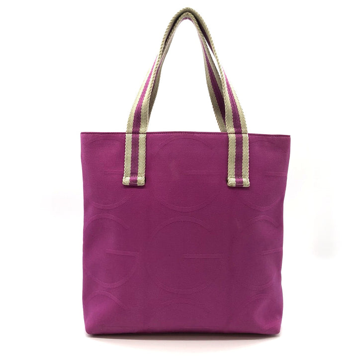 GUCCI グッチ 140691 ハンドバッグ トートバッグ キャンバス ピンク ヴィンテージ