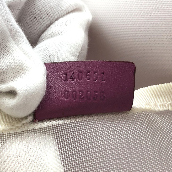 GUCCI グッチ 140691 ハンドバッグ トートバッグ キャンバス ピンク ヴィンテージ