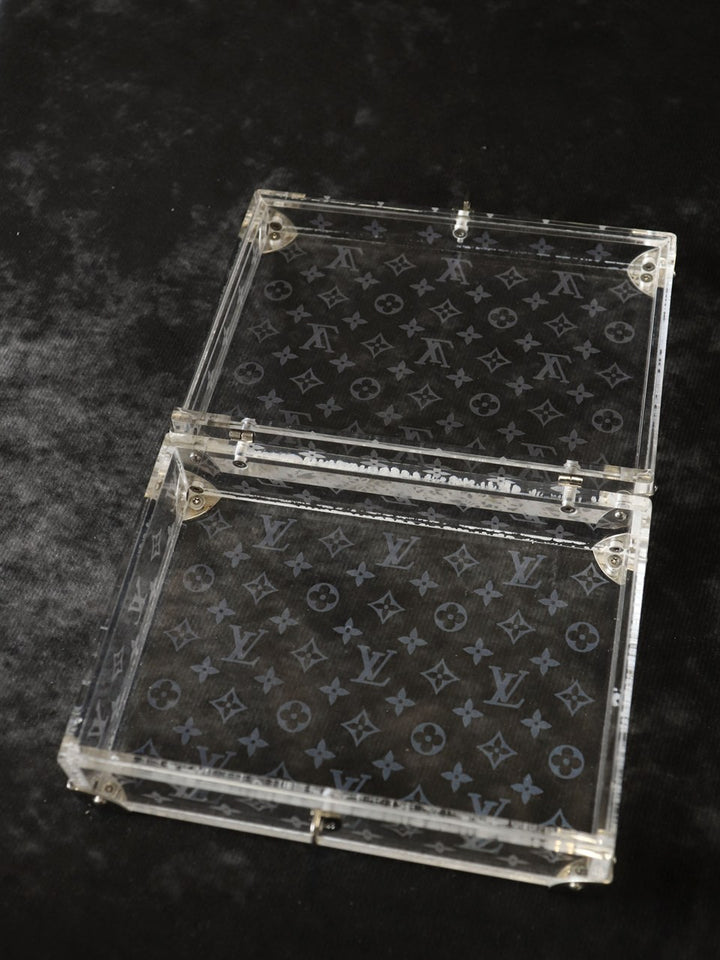 LOUIS VUITTON ルイ・ヴィトン ラブメッセージ M99079 ミニトランク 2000年限定 アクリル 小物入れ クリア
