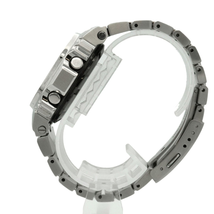 美品 CASIO カシオ G-SHOCK GショックGMW-B5000D-1JF フルメタル 腕時計 ソーラー電波 デジタル シルバー