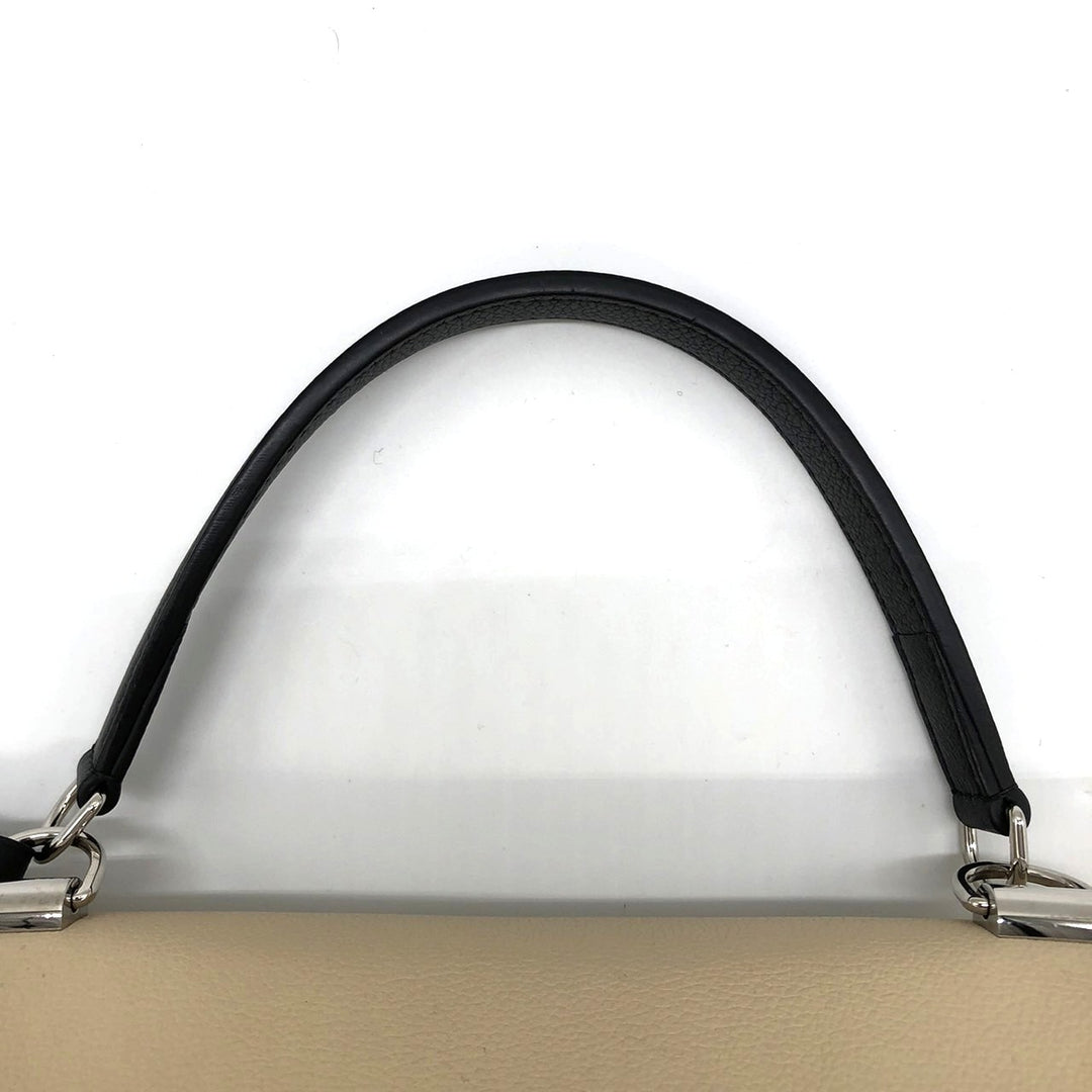 LOUIS VUITTON ルイ・ヴィトン ロックミー2 M50252 ハンドバッグ ショルダーバッグ 2way カーフレザー ベージュ/ブラック バイカラー