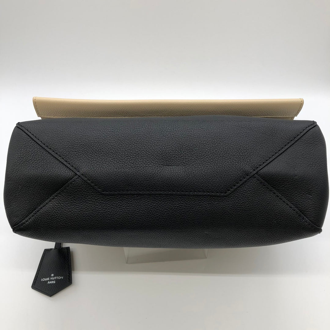 LOUIS VUITTON ルイ・ヴィトン ロックミー2 M50252 ハンドバッグ ショルダーバッグ 2way カーフレザー ベージュ/ブラック バイカラー