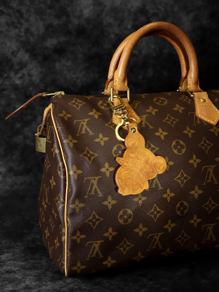 LOUIS VUITTON ルイ・ヴィトン ポルト クレ パンダ M62637 キーホルダー レザー ブラウン