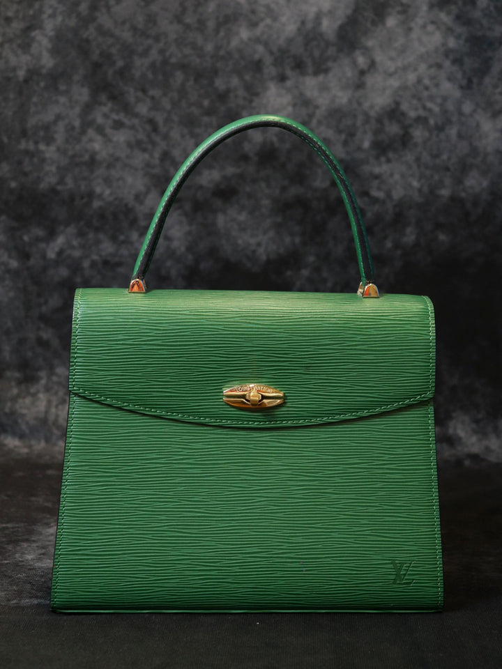 LOUIS VUITTON ルイ・ヴィトン M52374 マルゼルブ ハンドバッグ ボルネオグリーン 緑 エピ ブランド