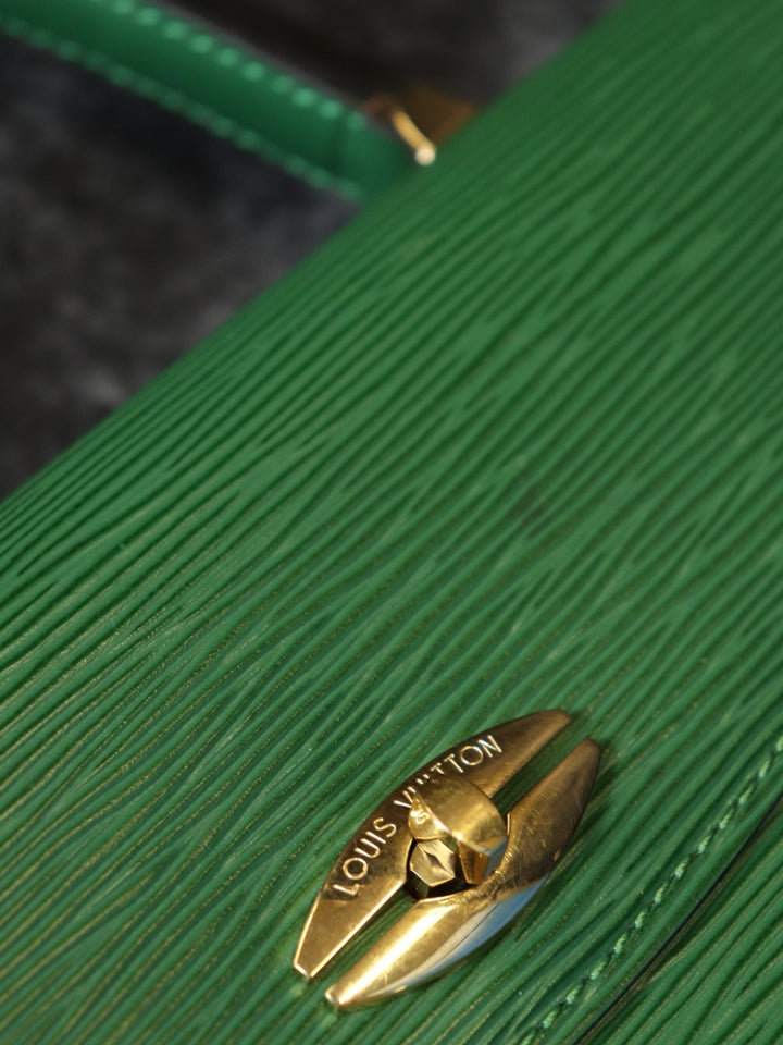 LOUIS VUITTON ルイ・ヴィトン M52374 マルゼルブ ハンドバッグ ボルネオグリーン 緑 エピ ブランド