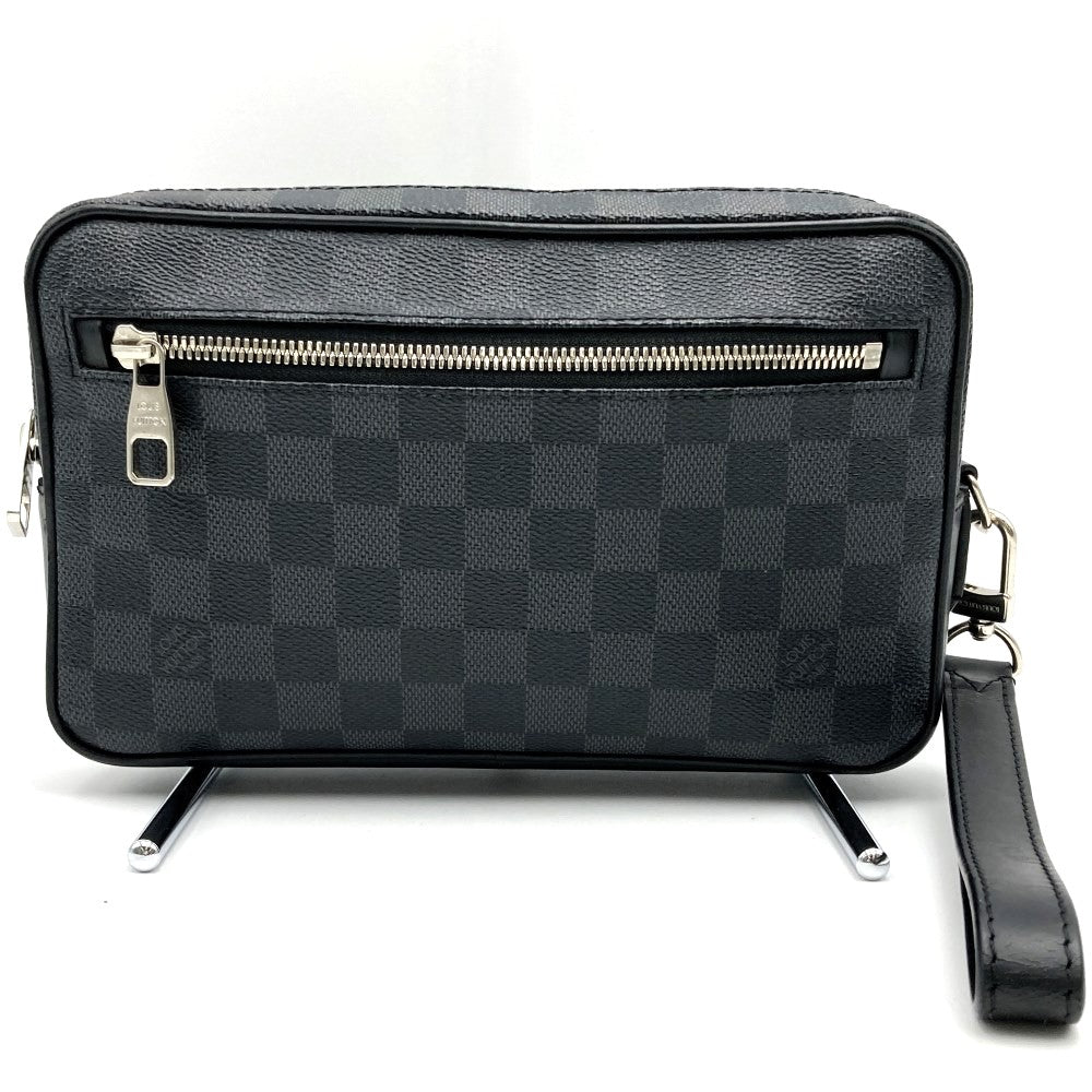 LOUIS VUITTON ルイ・ヴィトン N41664 ポシェット・カサイ クラッチバッグ ブラック 黒 ダミエグラフィットキャンバス PVC
