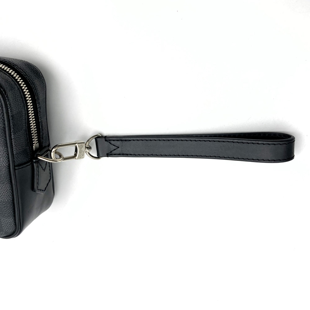 LOUIS VUITTON ルイ・ヴィトン N41664 ポシェット・カサイ クラッチバッグ ブラック 黒 ダミエグラフィットキャンバス PVC