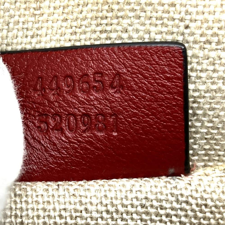GUCCI グッチ 449654 ハンドバッグ ショルダーバッグ 2way グッチシマ レザー レッド