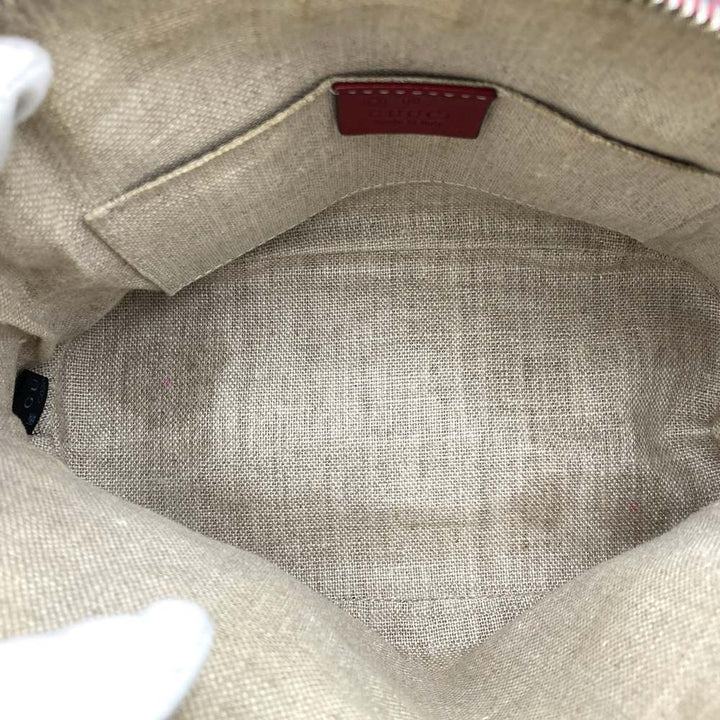 GUCCI グッチ 449654 ハンドバッグ ショルダーバッグ 2way グッチシマ レザー レッド