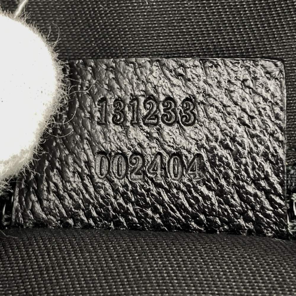 GUCCI グッチ 131233 ビッグトートバッグ ハンドバッグ シェリーライン GGキャンバス ブラック