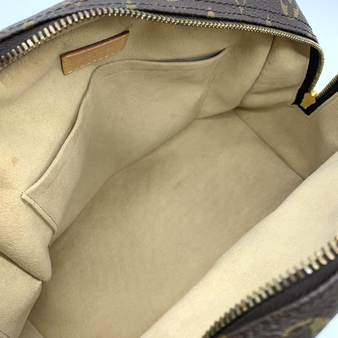 LOUIS VUITTON ルイ・ヴィトン マンハッタンPM M40026 ハンドバッグ モノグラムキャンバス ブラウン