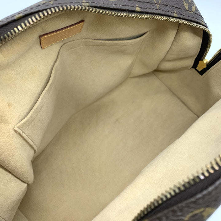 LOUIS VUITTON ルイ・ヴィトン マンハッタンPM M40026 ハンドバッグ モノグラムキャンバス ブラウン