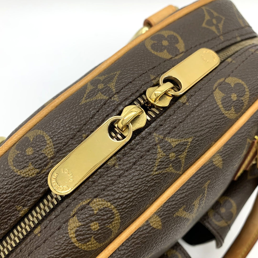 LOUIS VUITTON ルイ・ヴィトン マンハッタンPM M40026 ハンドバッグ モノグラムキャンバス ブラウン