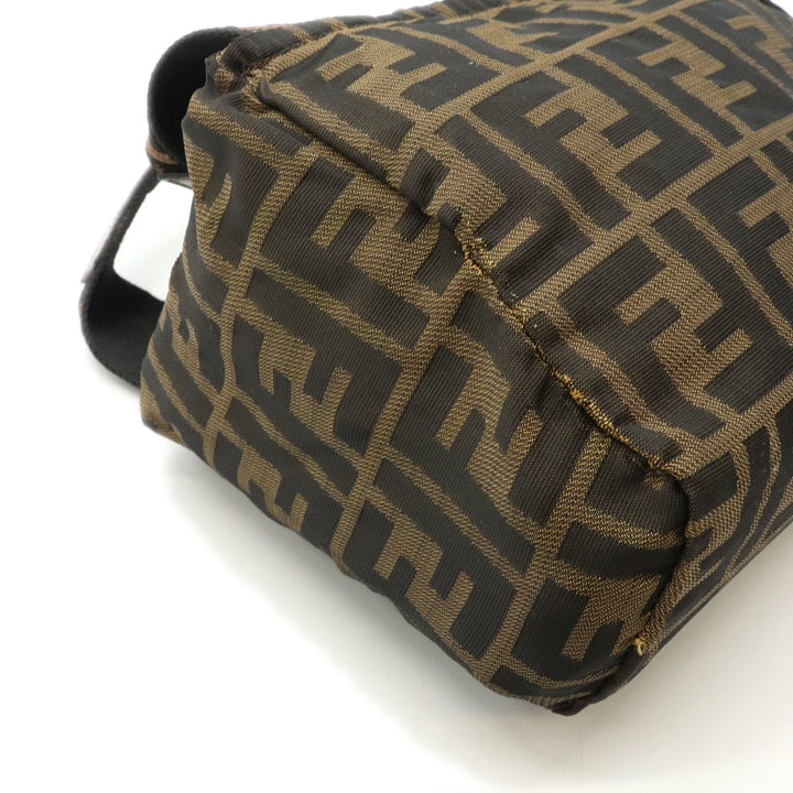 FENDI フェンディ ズッカ 226226541099 ハンドバッグ ポーチ 小物入れ ナイロン カーキ