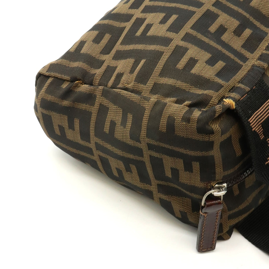 FENDI フェンディ ズッカ 226226541099 ハンドバッグ ポーチ 小物入れ ナイロン カーキ