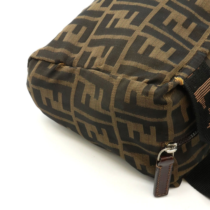 FENDI フェンディ ズッカ 226226541099 ハンドバッグ ポーチ 小物入れ ナイロン カーキ