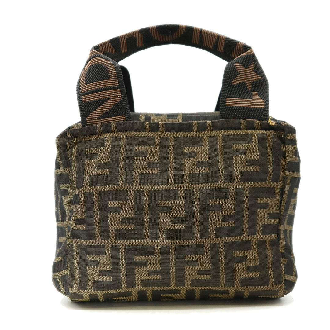 FENDI フェンディ ズッカ 226226541099 ハンドバッグ ポーチ 小物入れ ナイロン カーキ