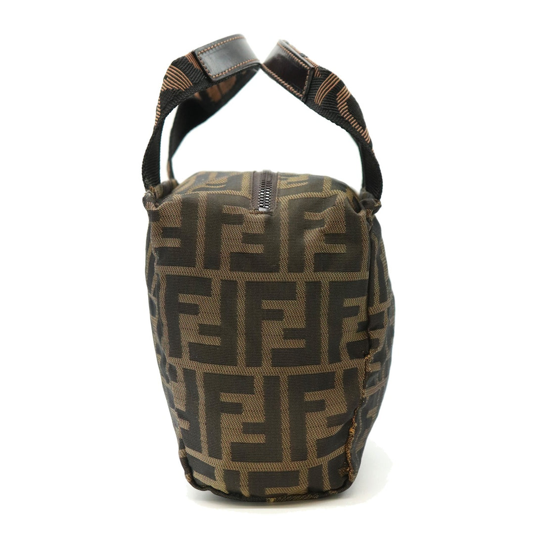 FENDI フェンディ ズッカ 226226541099 ハンドバッグ ポーチ 小物入れ ナイロン カーキ