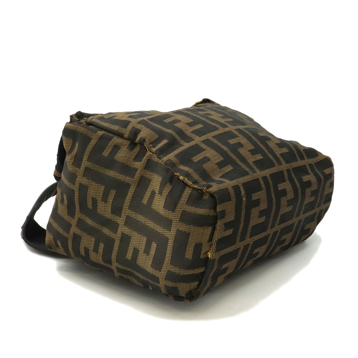 FENDI フェンディ ズッカ 226226541099 ハンドバッグ ポーチ 小物入れ ナイロン カーキ