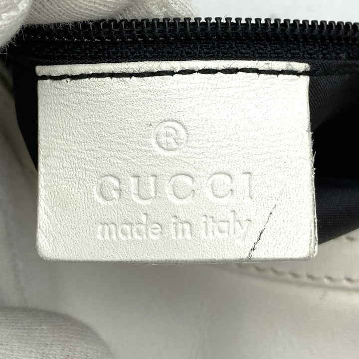 GUCCI グッチ 001 3812 ショルダーバッグ 肩掛け ワンショルダー レザー ホワイト