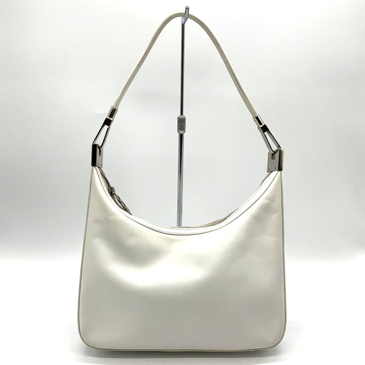 GUCCI グッチ 001 3812 ショルダーバッグ 肩掛け ワンショルダー レザー ホワイト