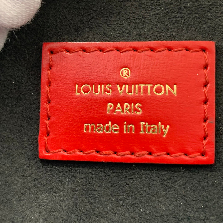 LOUIS VUITTON ルイ・ヴィトン ボワット シャポー スープル ショルダーバッグ モノグラムヴェルニ レッド 赤 M54100