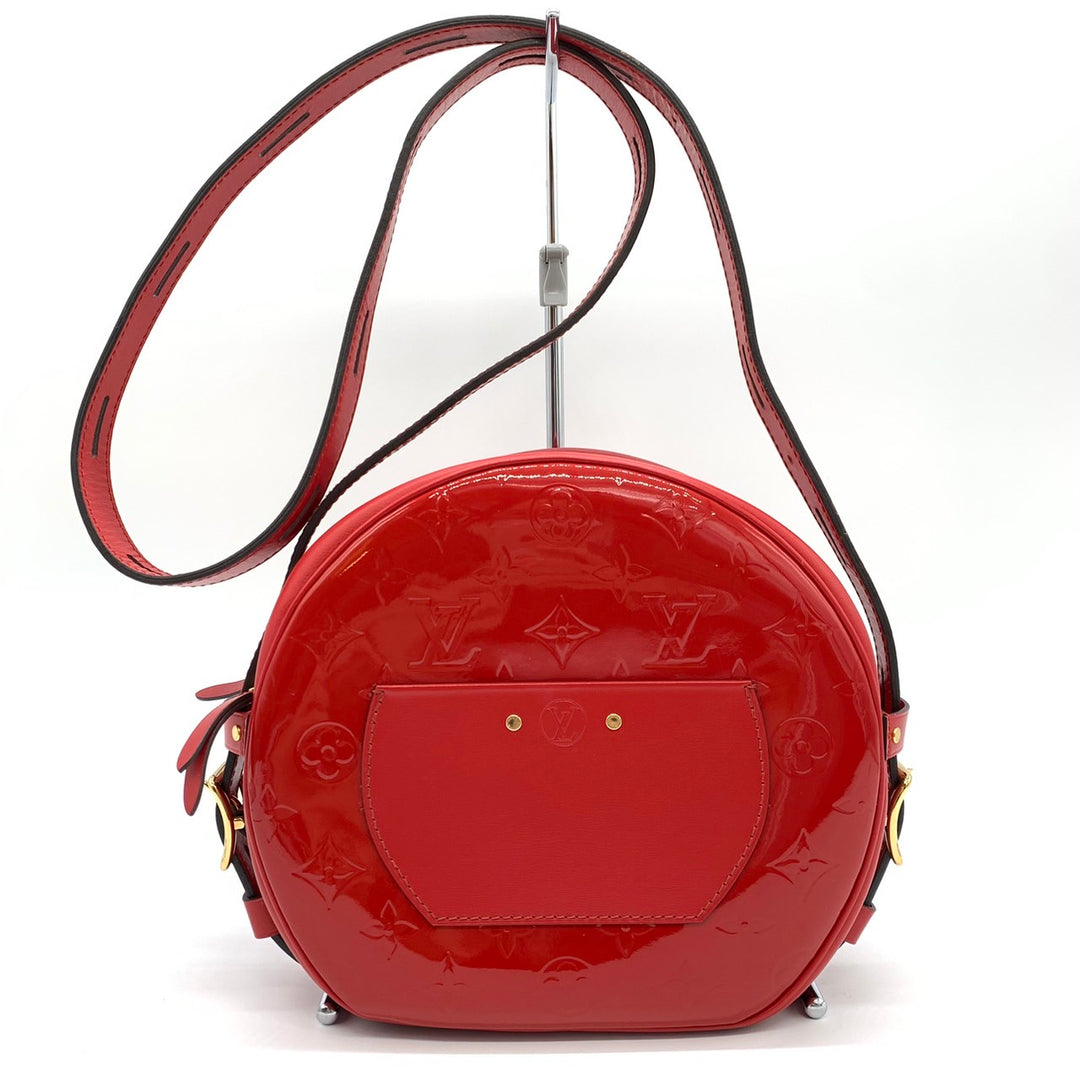 LOUIS VUITTON ルイ・ヴィトン ボワット シャポー スープル ショルダーバッグ モノグラムヴェルニ レッド 赤 M54100