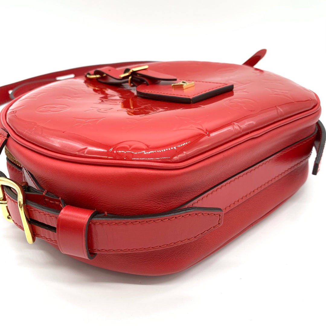 LOUIS VUITTON ルイ・ヴィトン ボワット シャポー スープル ショルダーバッグ モノグラムヴェルニ レッド 赤 M54100