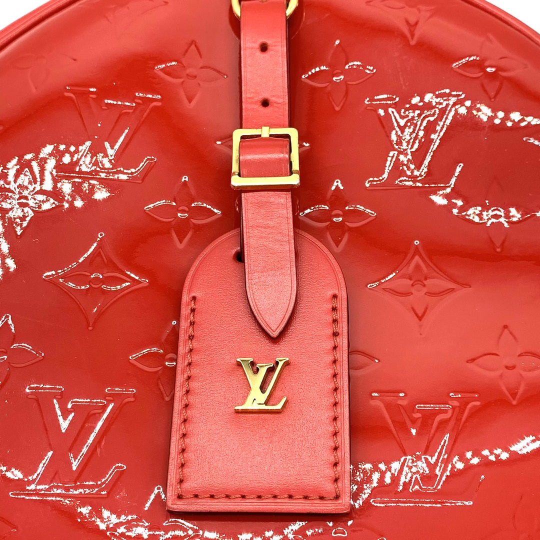 LOUIS VUITTON ルイ・ヴィトン ボワット シャポー スープル ショルダーバッグ モノグラムヴェルニ レッド 赤 M54100