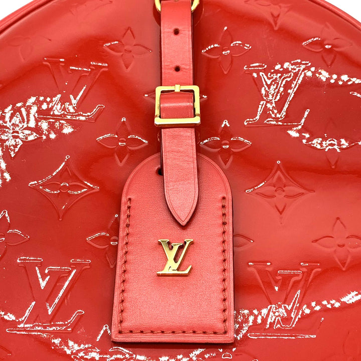 LOUIS VUITTON ルイ・ヴィトン ボワット シャポー スープル ショルダーバッグ モノグラムヴェルニ レッド 赤 M54100