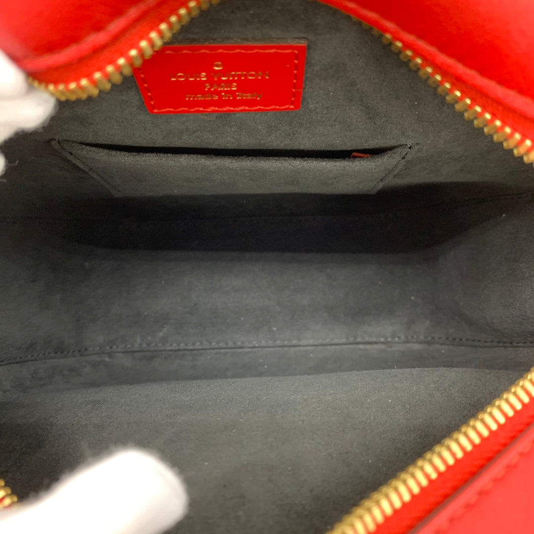 LOUIS VUITTON ルイ・ヴィトン ボワット シャポー スープル ショルダーバッグ モノグラムヴェルニ レッド 赤 M54100