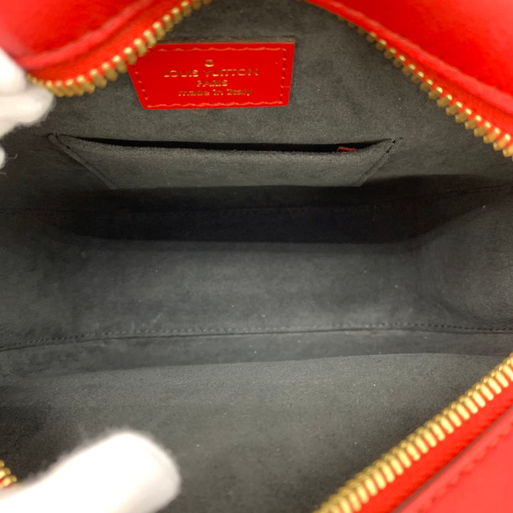 LOUIS VUITTON ルイ・ヴィトン ボワット シャポー スープル ショルダーバッグ モノグラムヴェルニ レッド 赤 M54100
