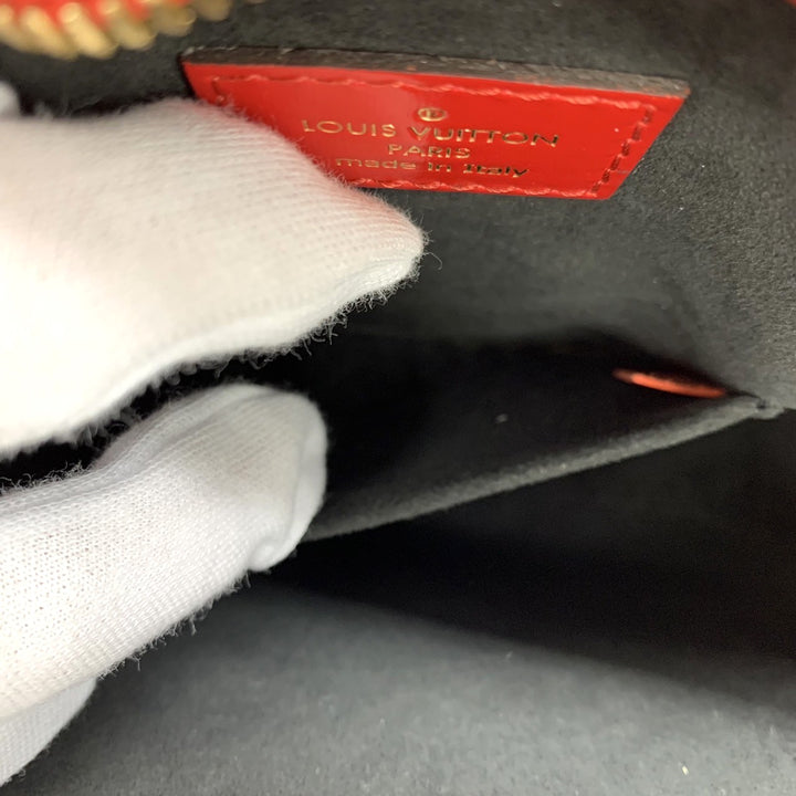 LOUIS VUITTON ルイ・ヴィトン ボワット シャポー スープル ショルダーバッグ モノグラムヴェルニ レッド 赤 M54100