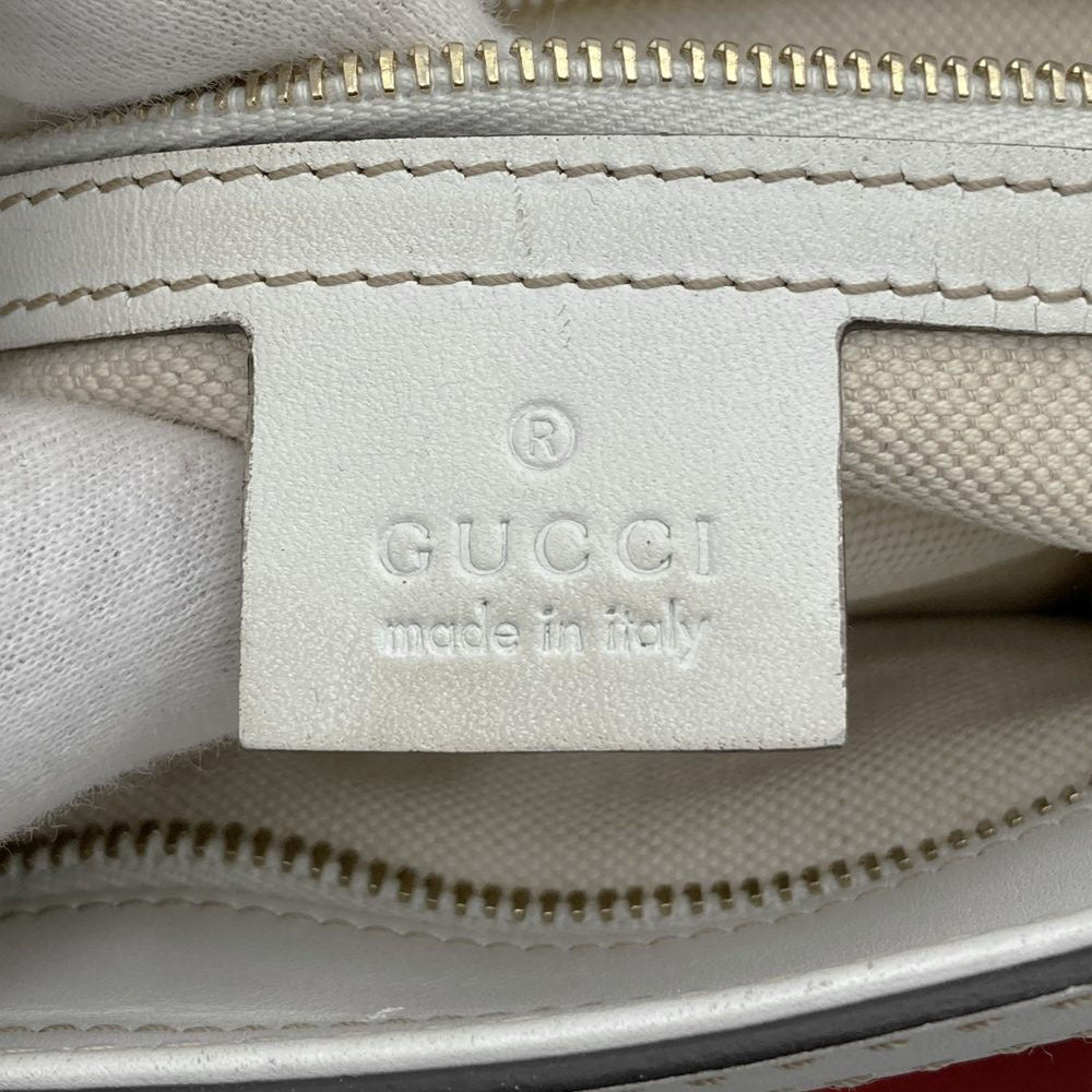 GUCCI グッチ 257085 シェリー トートバッグ GGキャンバス レザー ネイビー ホワイト