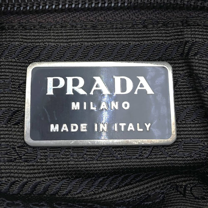 PRADA プラダ ショルダーバッグ 斜め掛け ベルト ナイロン カーキ