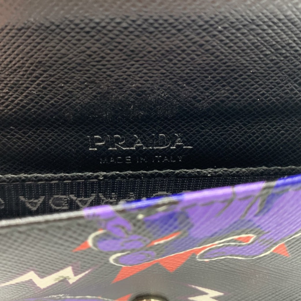 PRADA プラダ サコッシュ フランケンシュタイン ショルダーバッグ レザー ブラック
