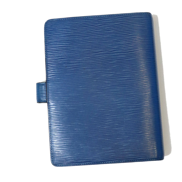 LOUIS VUITTON ルイ・ヴィトン アジェンダMM R20045 手帳カバー エピレザー ブルー