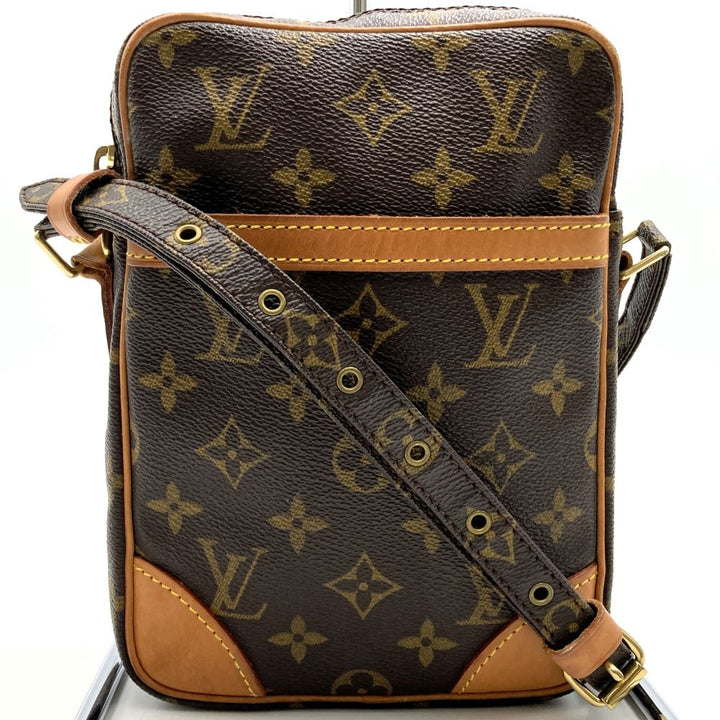 LOUIS VUITTON ルイ・ヴィトン M45266 ダヌーブ ショルダーバッグ ブラウン PVC モノグラムキャンバス