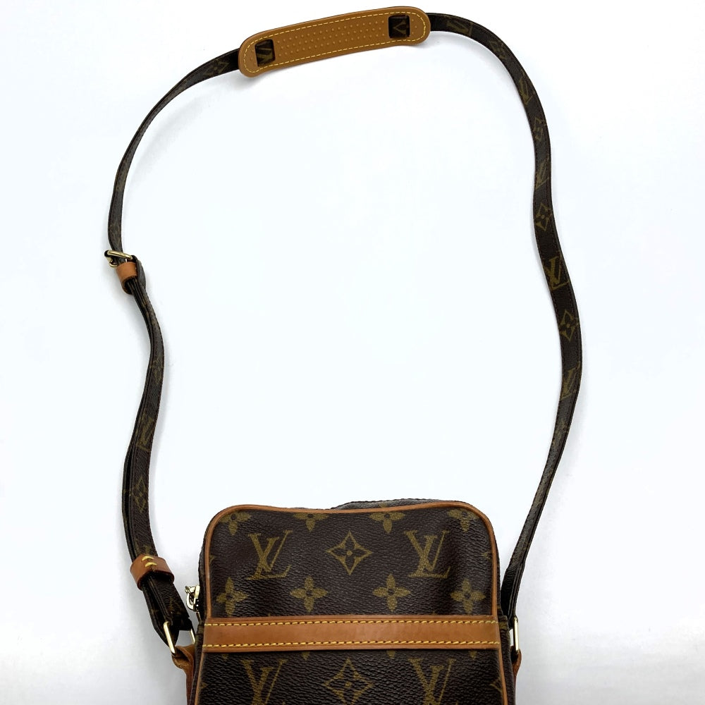 LOUIS VUITTON ルイ・ヴィトン M45266 ダヌーブ ショルダーバッグ ブラウン PVC モノグラムキャンバス