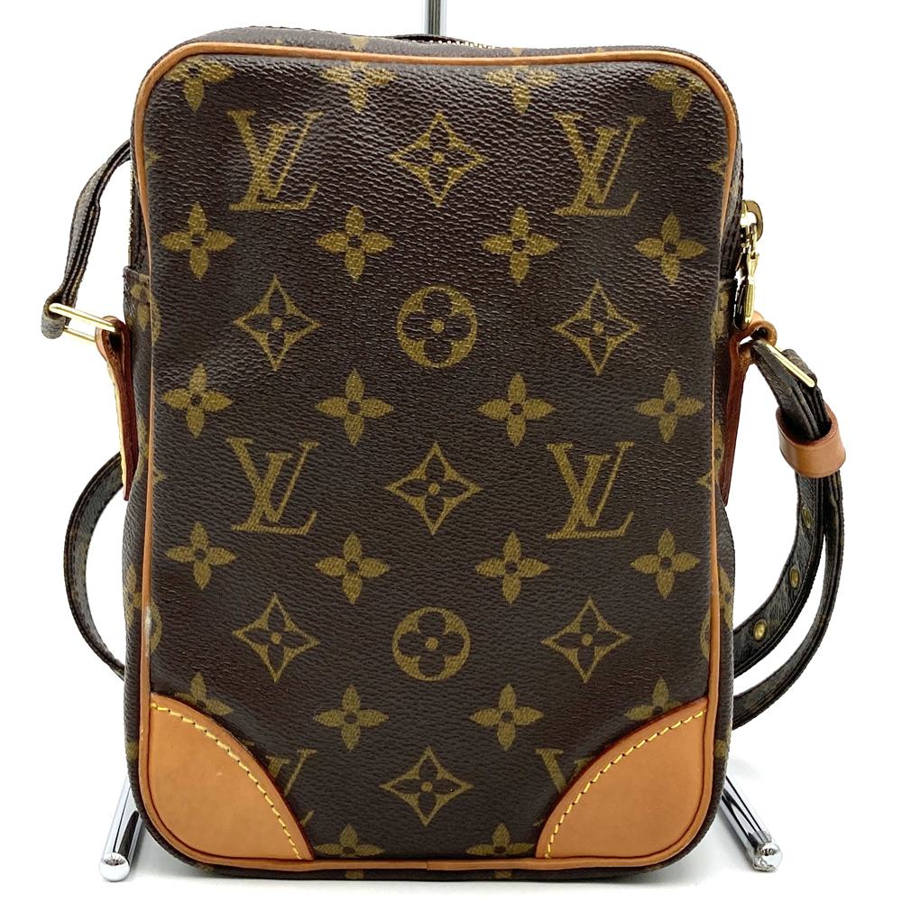 LOUIS VUITTON ルイ・ヴィトン M45266 ダヌーブ ショルダーバッグ ブラウン PVC モノグラムキャンバス