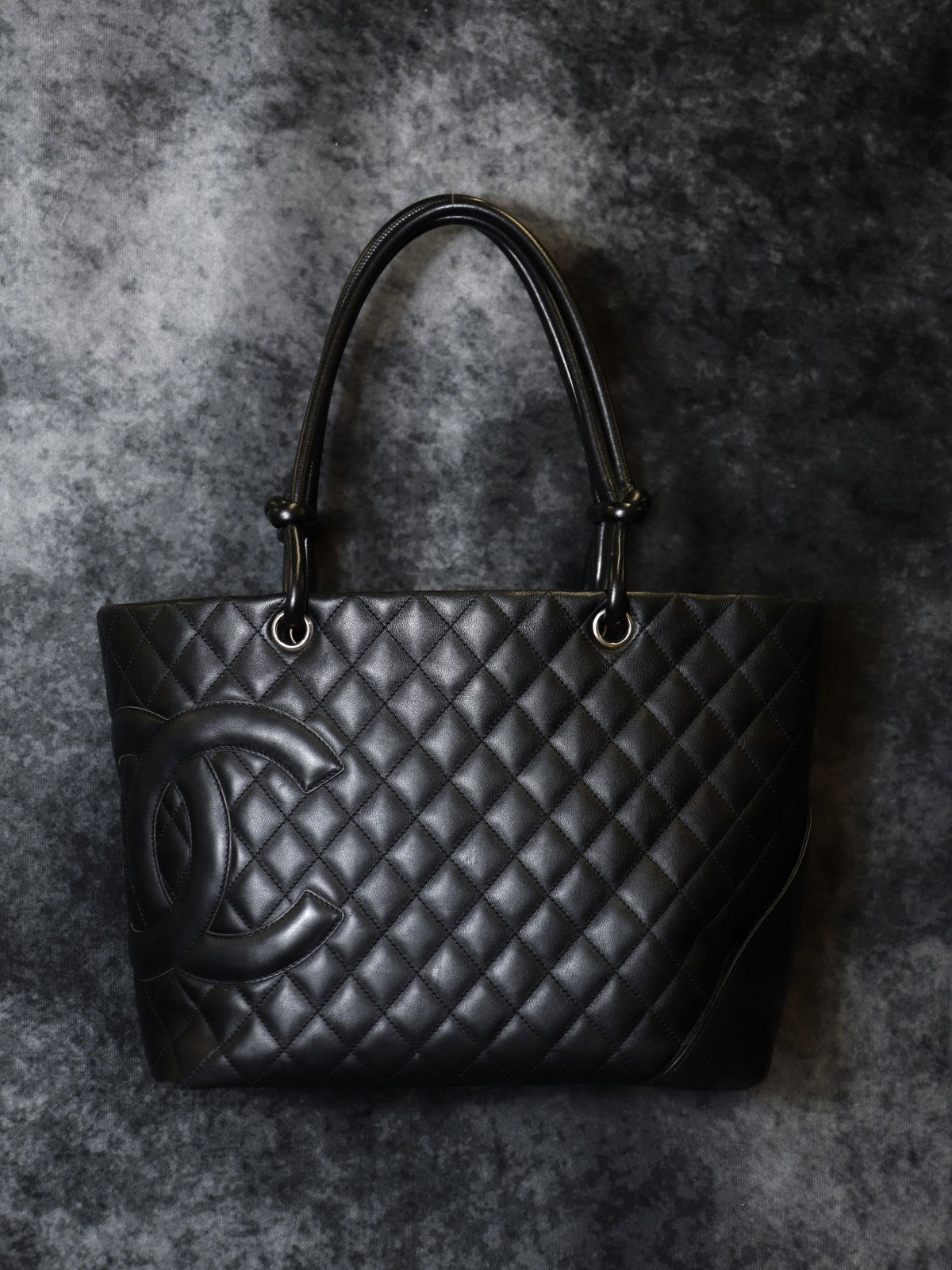 CHANEL シャネル カンボン ラージ トートバッグ ハンドバッグ