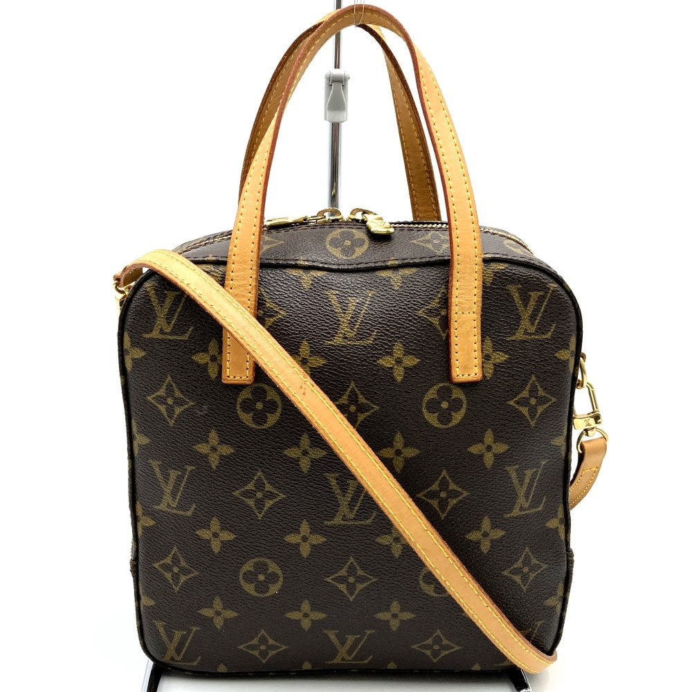 LOUIS VUITTON ルイ・ヴィトン スポンティーニ 2WAY 斜め掛け ショルダーバッグ モノグラムキャンバス ブラウン 茶 M47500