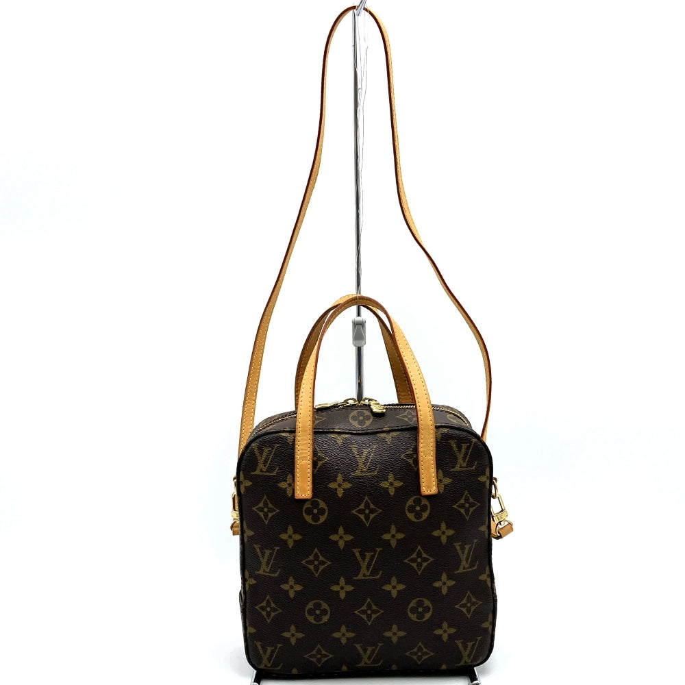 LOUIS VUITTON ルイ・ヴィトン スポンティーニ 2WAY 斜め掛け ショルダーバッグ モノグラムキャンバス ブラウン 茶 M47500