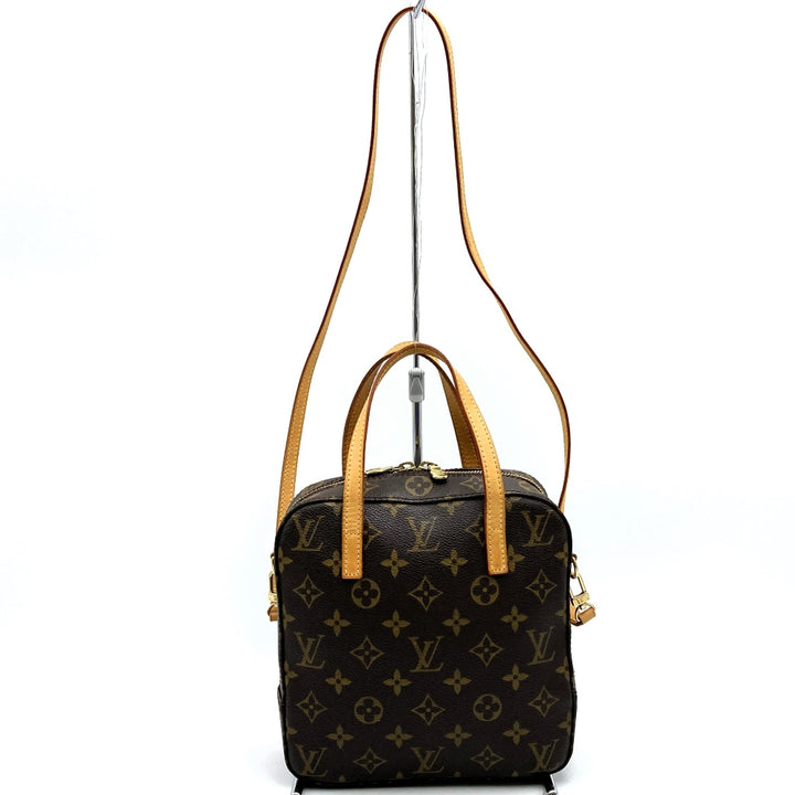 LOUIS VUITTON ルイ・ヴィトン スポンティーニ 2WAY 斜め掛け ショルダーバッグ モノグラムキャンバス ブラウン 茶 M47500