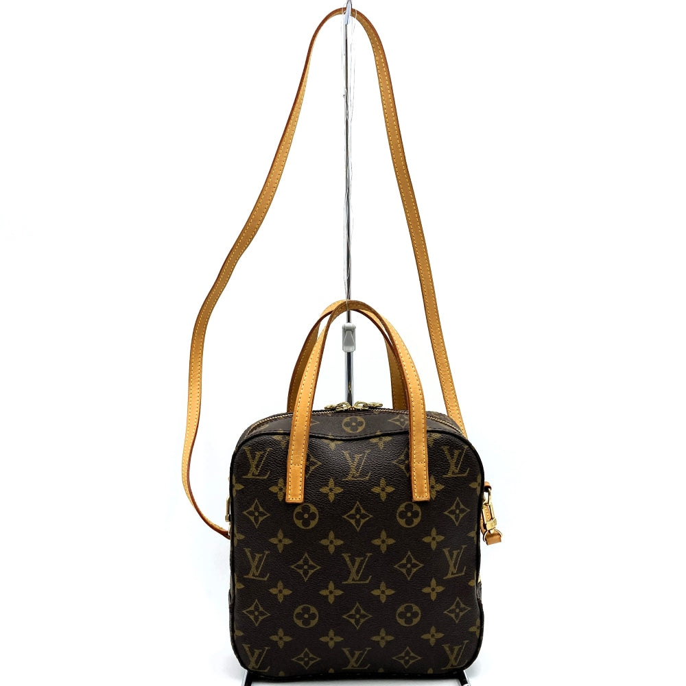 LOUIS VUITTON ルイ・ヴィトン スポンティーニ 2WAY 斜め掛け ショルダーバッグ モノグラムキャンバス ブラウン 茶 M47500
