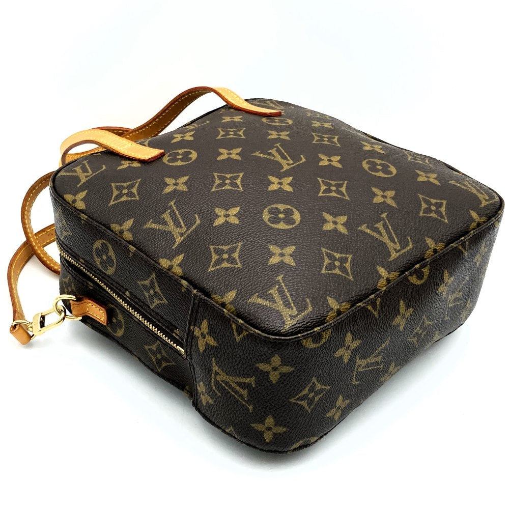 LOUIS VUITTON ルイ・ヴィトン スポンティーニ 2WAY 斜め掛け ショルダーバッグ モノグラムキャンバス ブラウン 茶 M47500
