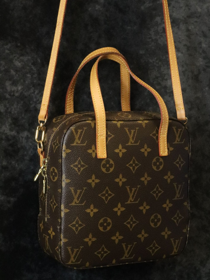LOUIS VUITTON ルイ・ヴィトン スポンティーニ 2WAY 斜め掛け ショルダーバッグ モノグラムキャンバス ブラウン 茶 M47500