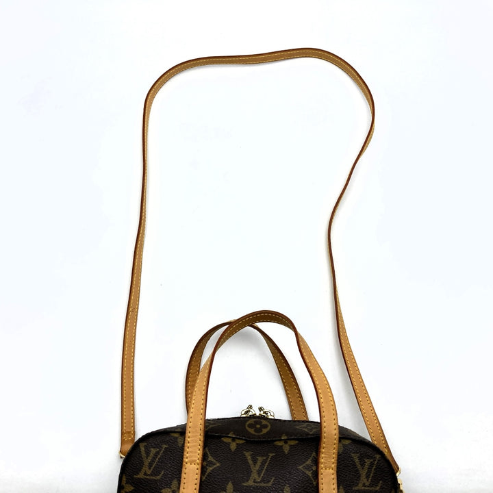 LOUIS VUITTON ルイ・ヴィトン スポンティーニ 2WAY 斜め掛け ショルダーバッグ モノグラムキャンバス ブラウン 茶 M47500
