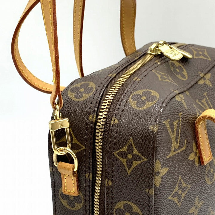 LOUIS VUITTON ルイ・ヴィトン スポンティーニ 2WAY 斜め掛け ショルダーバッグ モノグラムキャンバス ブラウン 茶 M47500
