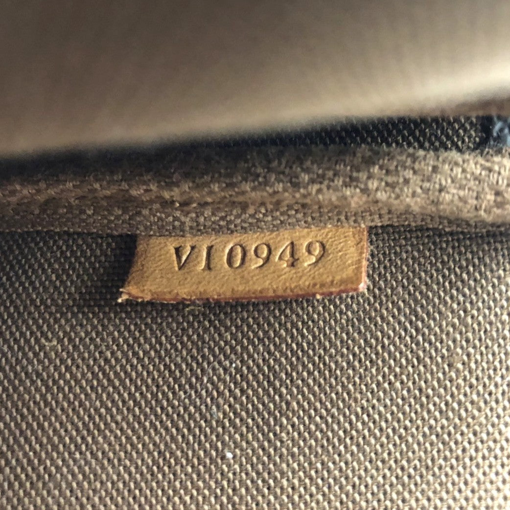 LOUIS VUITTON ルイ・ヴィトン M51980 ポシェット・アクセソワール ハンドバッグ ブラウン モノグラムキャンバス/レザー